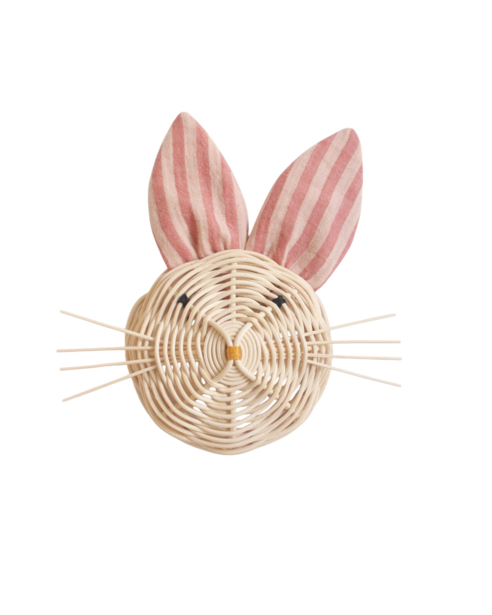 trophée Lapin rayures roses