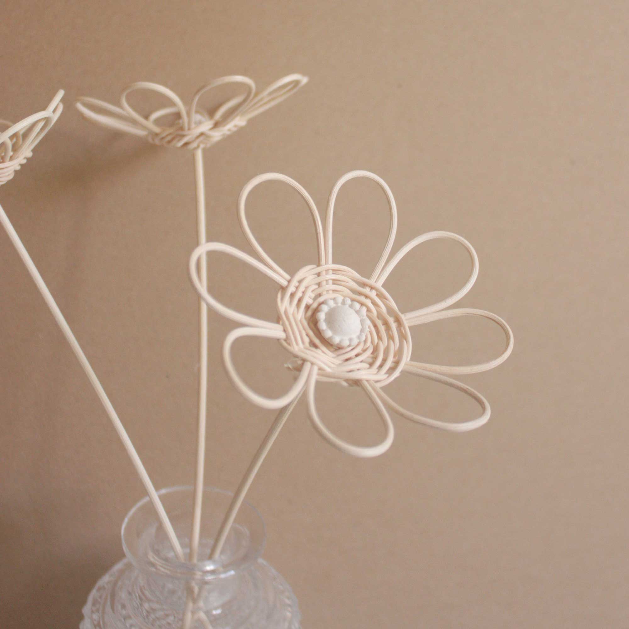 Rattan flower with stem