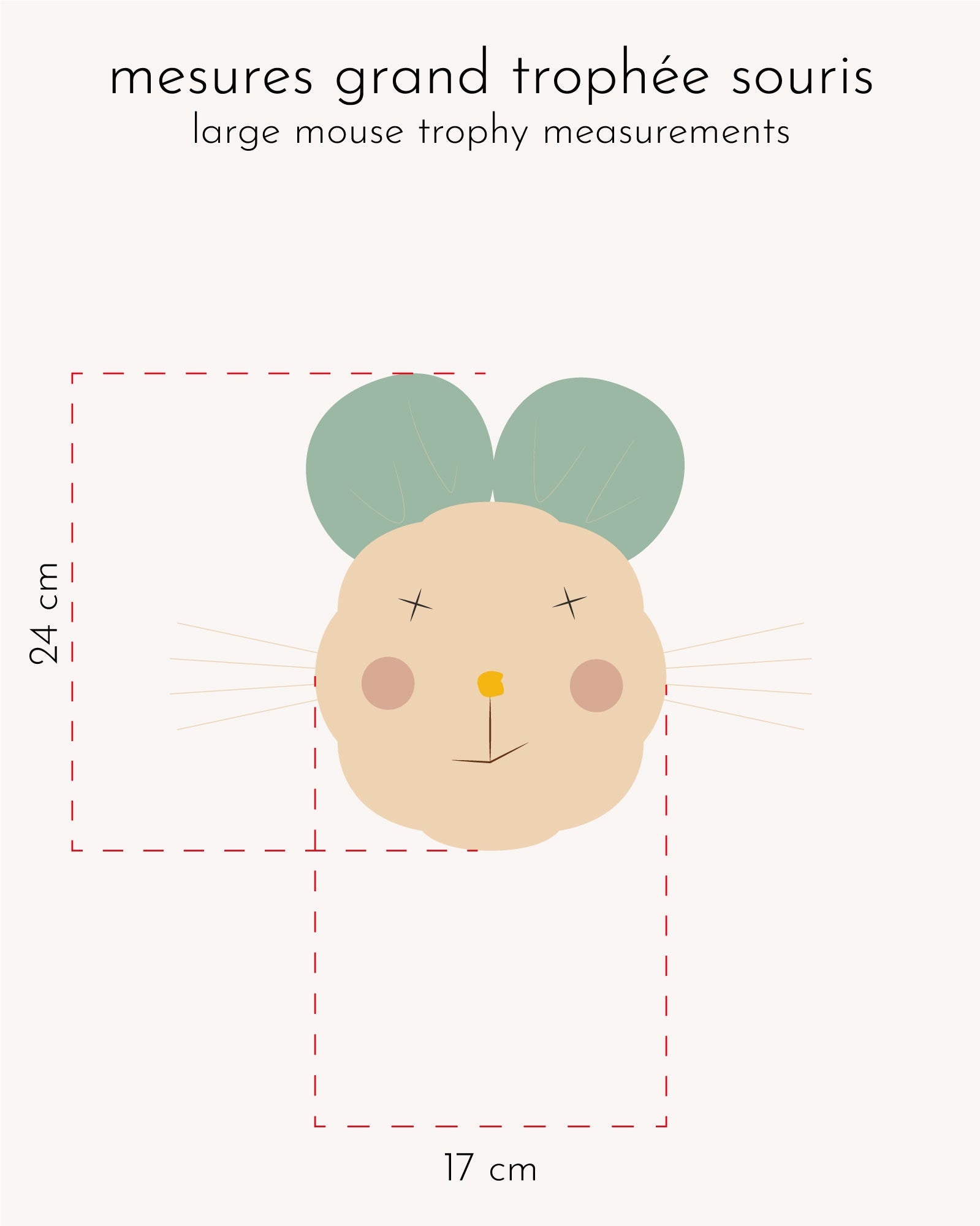 large mouse trophy