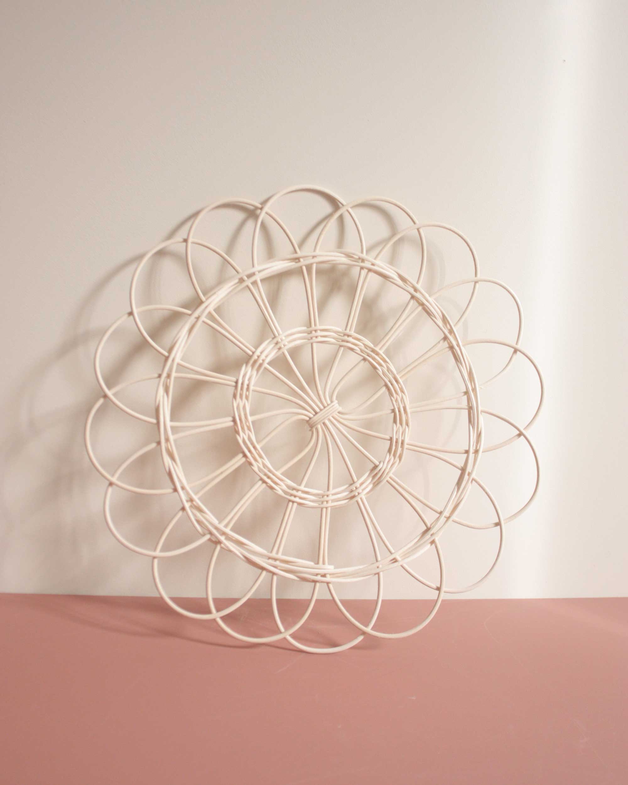 large rattan daisy