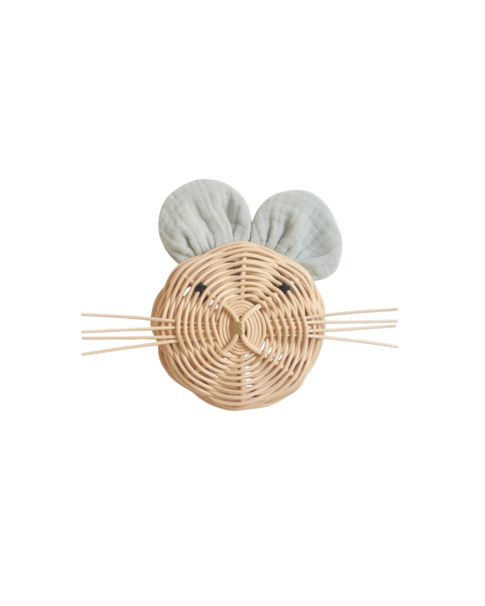 trophée Souris bleu céladon