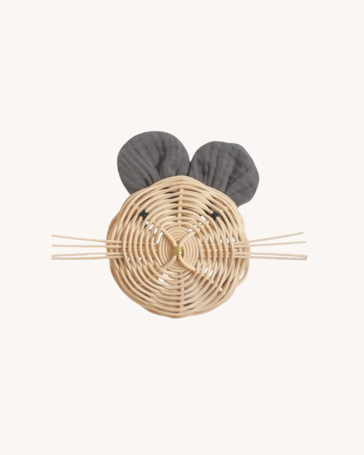 trophée souris gris anthracite