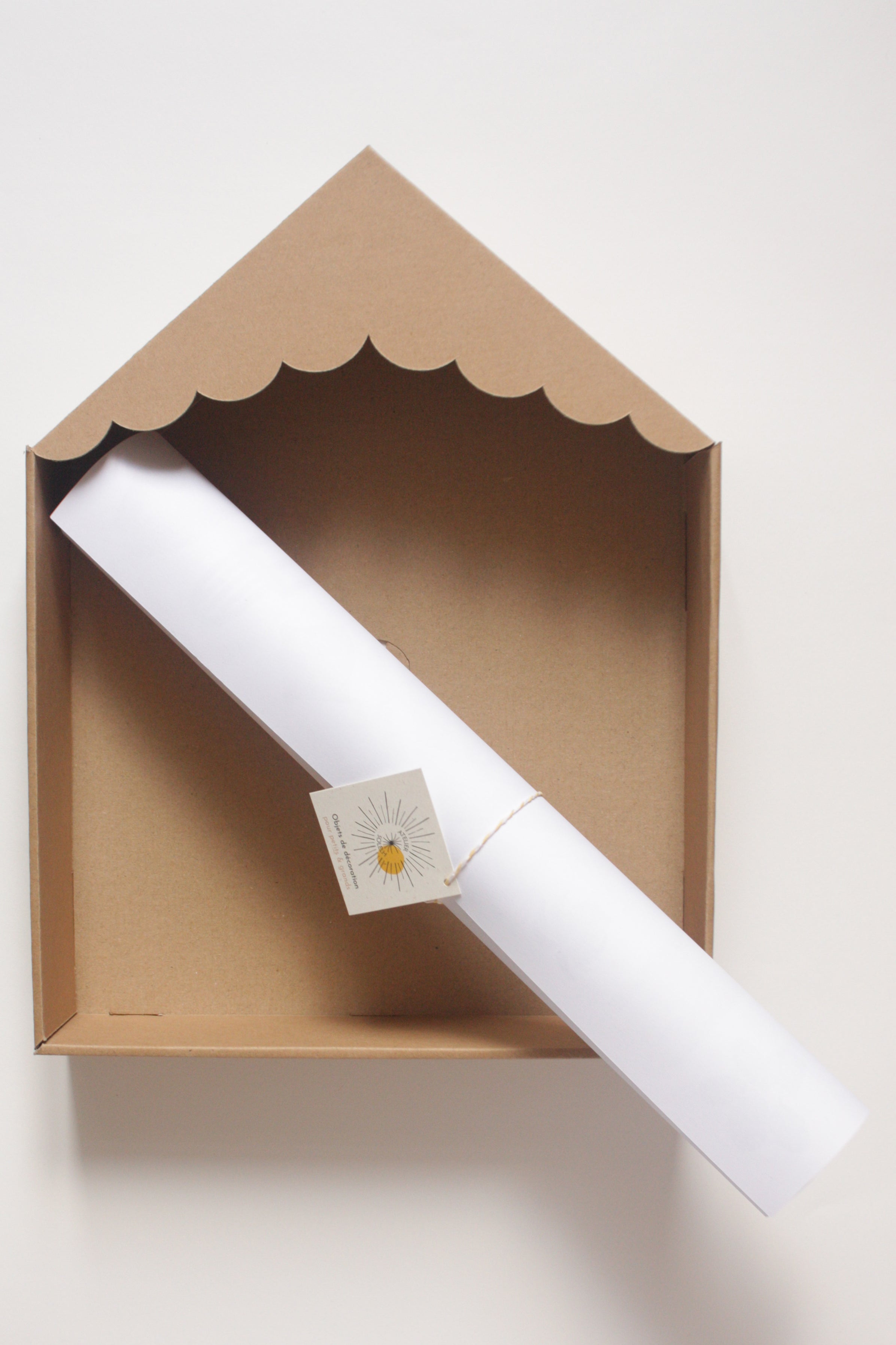 Paper and cardboard dollhouse