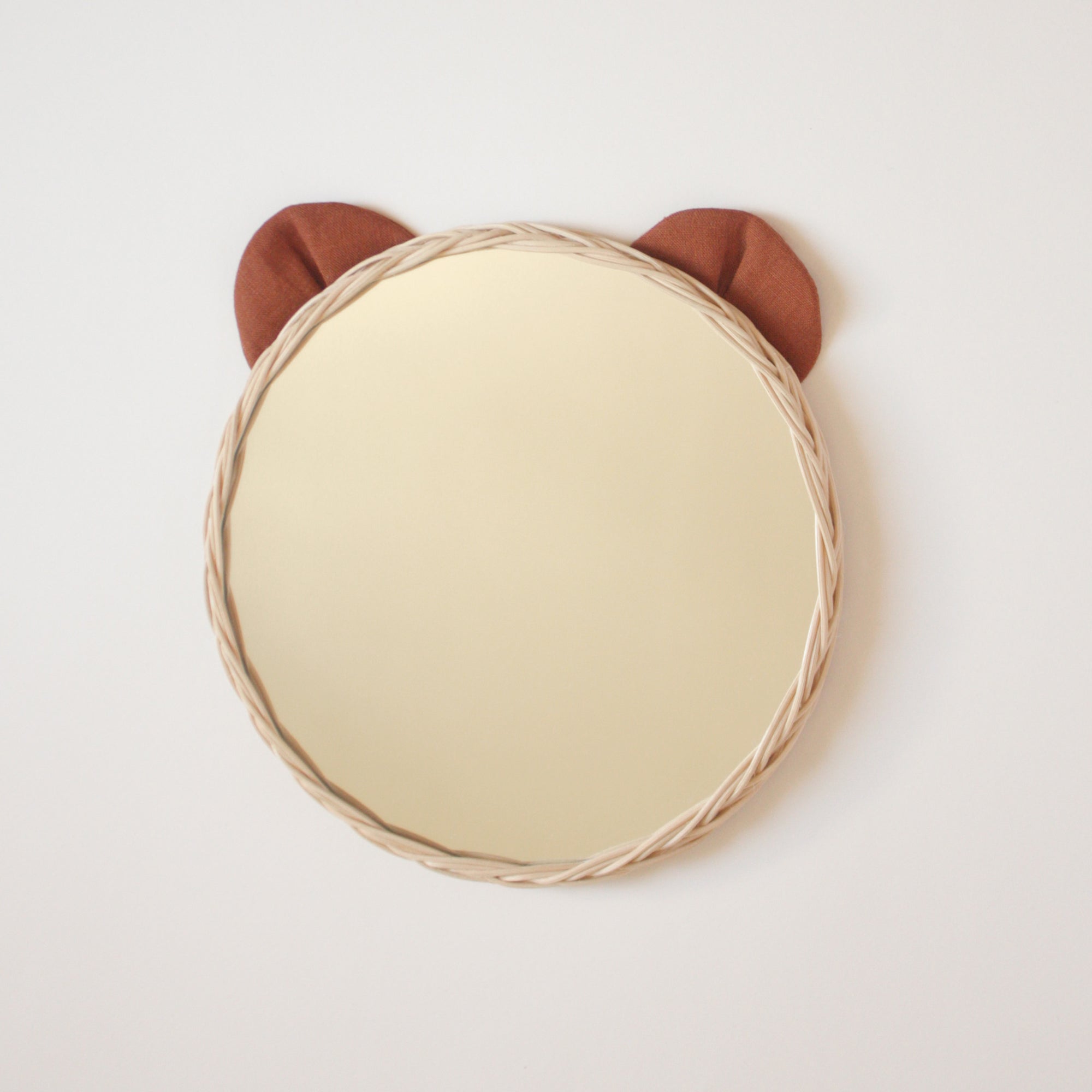 miroir rotin Ours