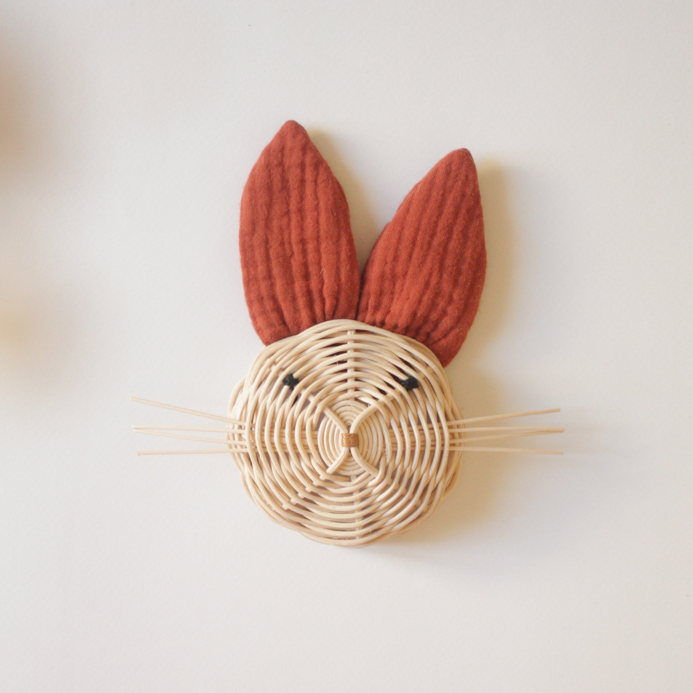 trophée lapin brique