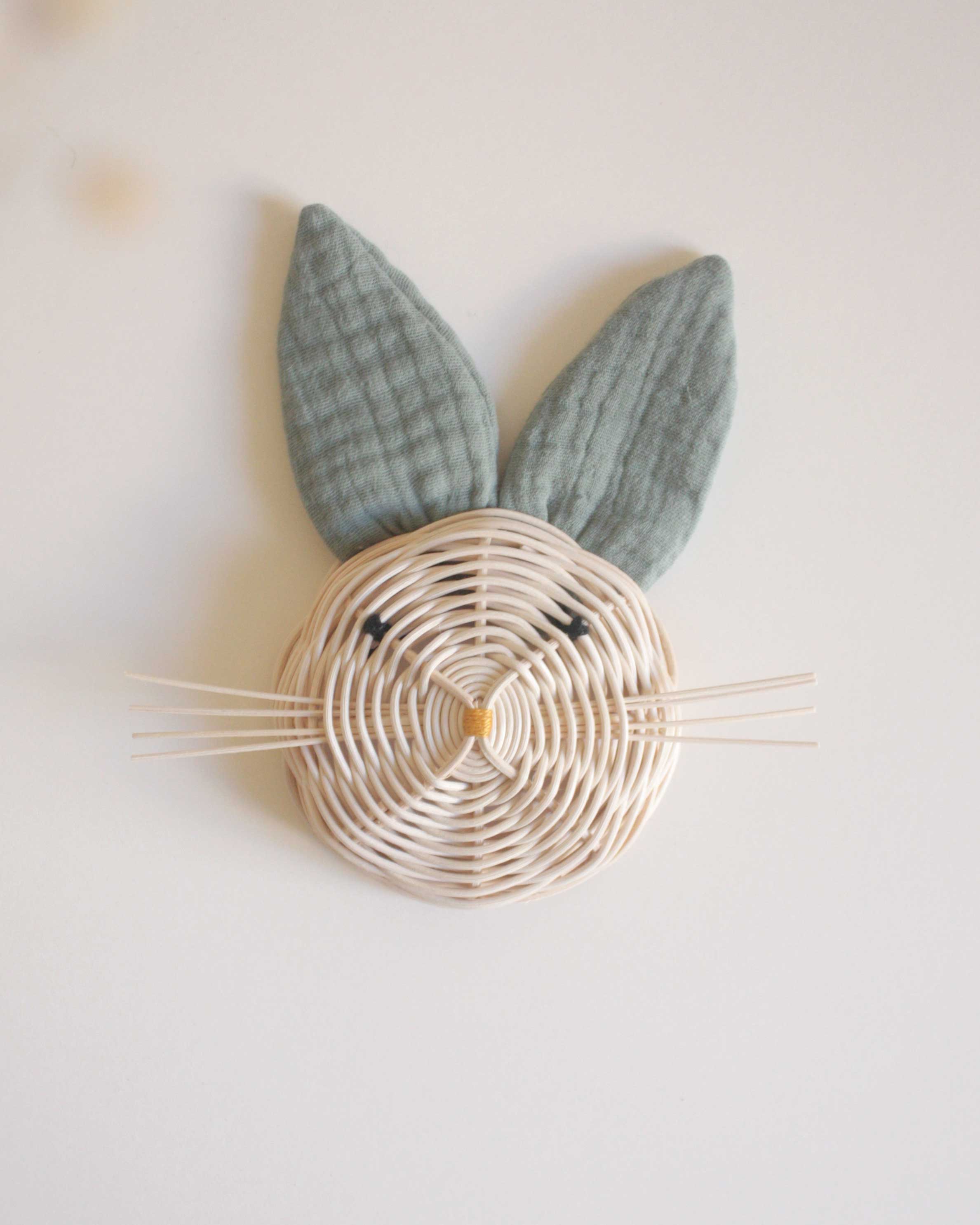 trophée Lapin vert sauge