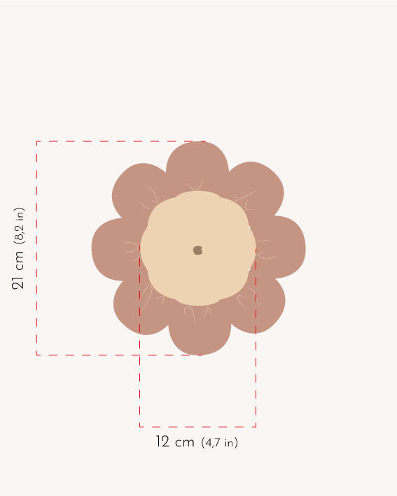 Grande fleur Capucine écru