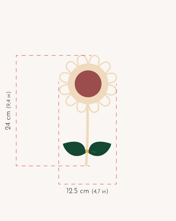 little daisy with leaf