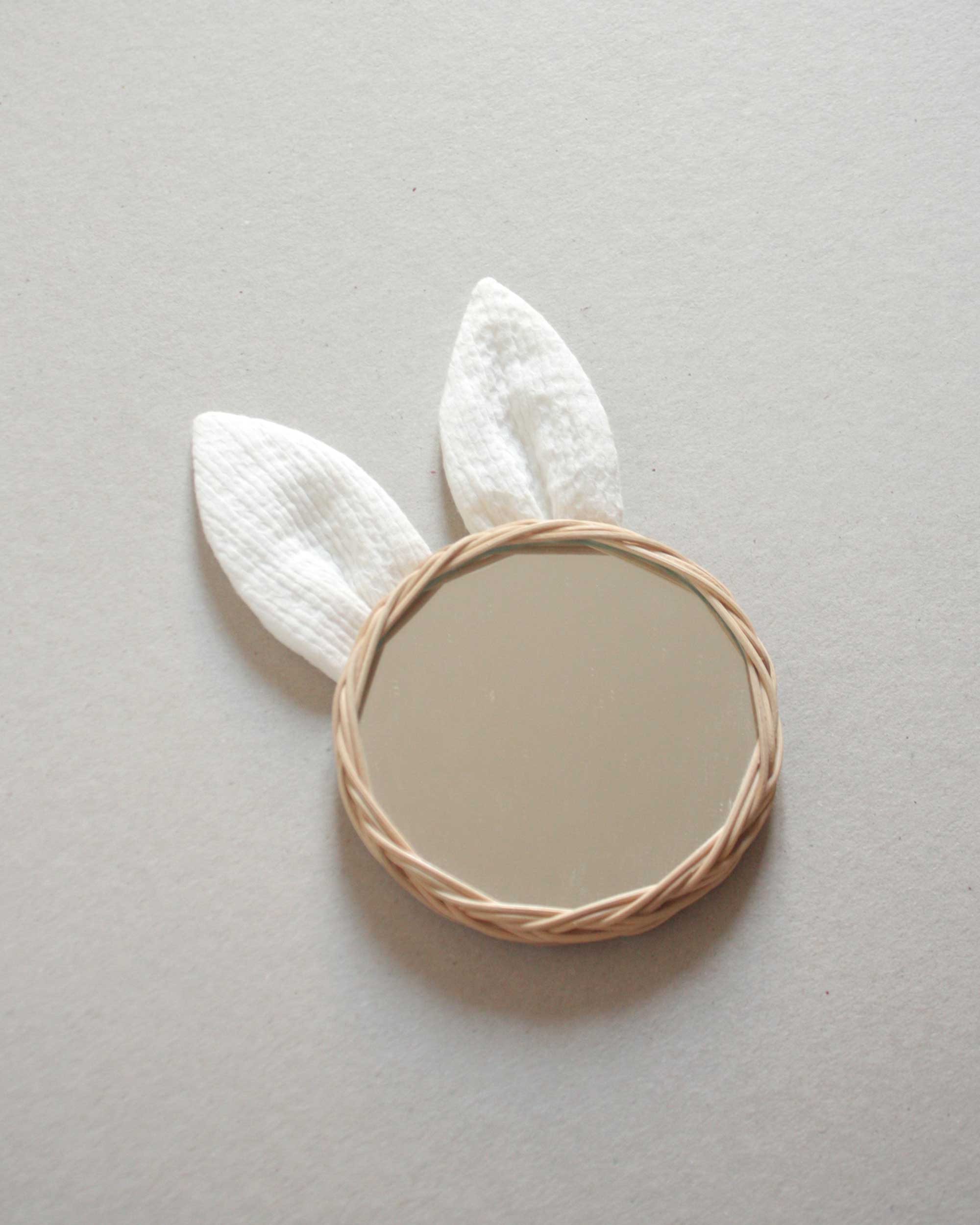 petit miroir Lapin blanc