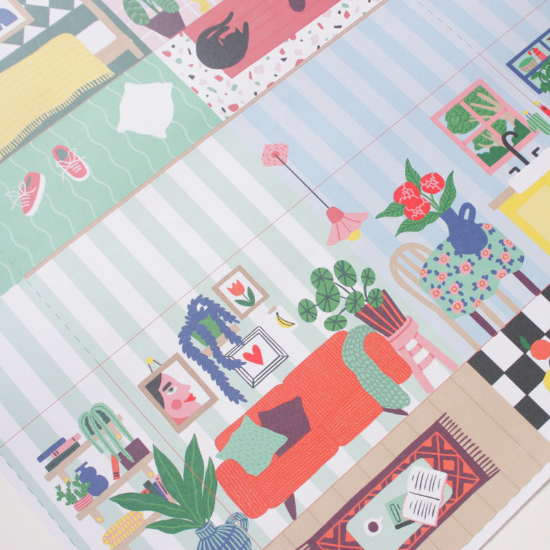 Maison illustrée DIY