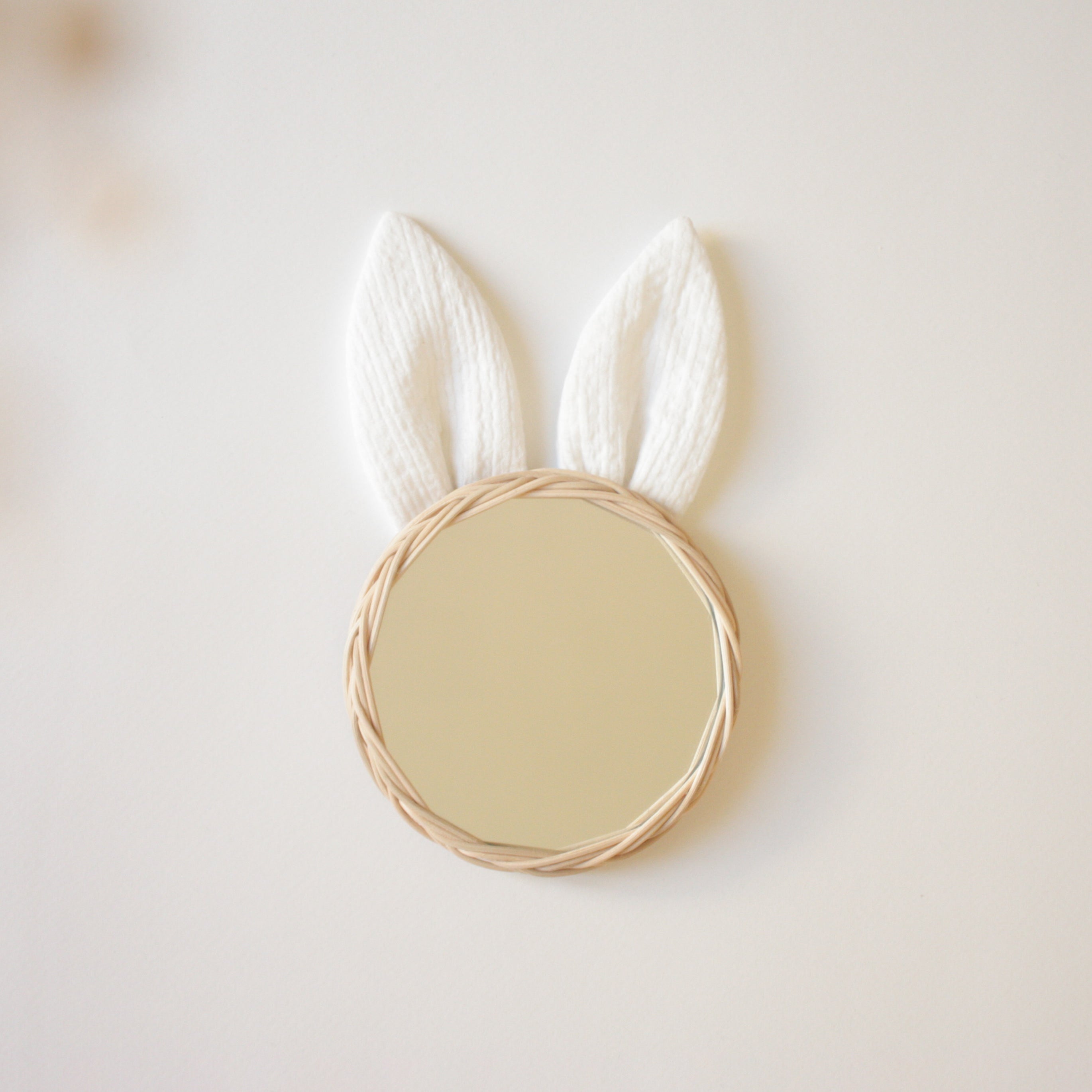 small rabbit mirror