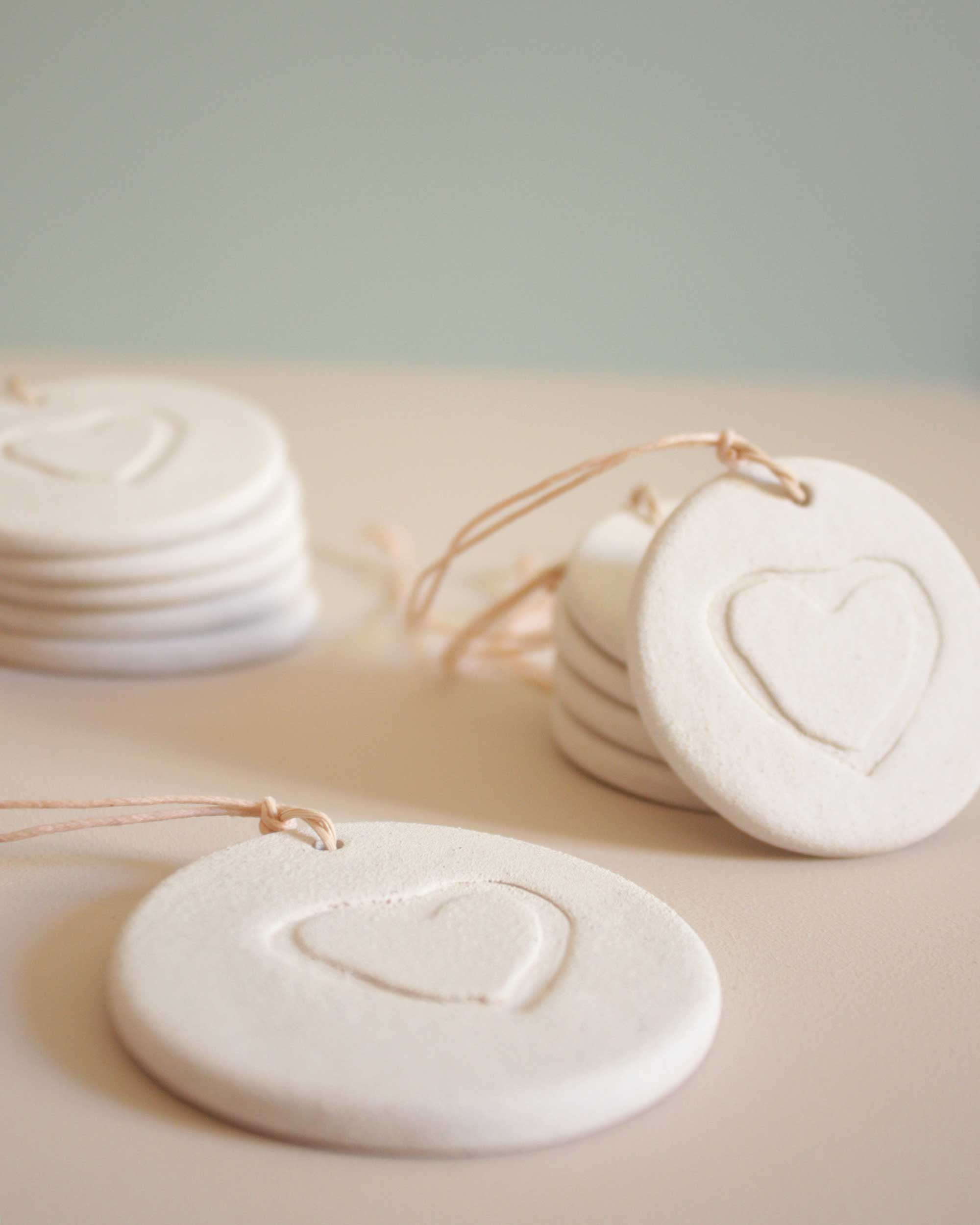 heart ceramic locket