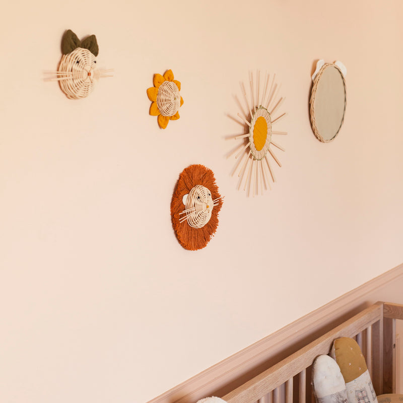 décoration chambre enfant objets en rotin